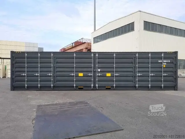 Contentor novo de 40 pés High Cube com porta lateral