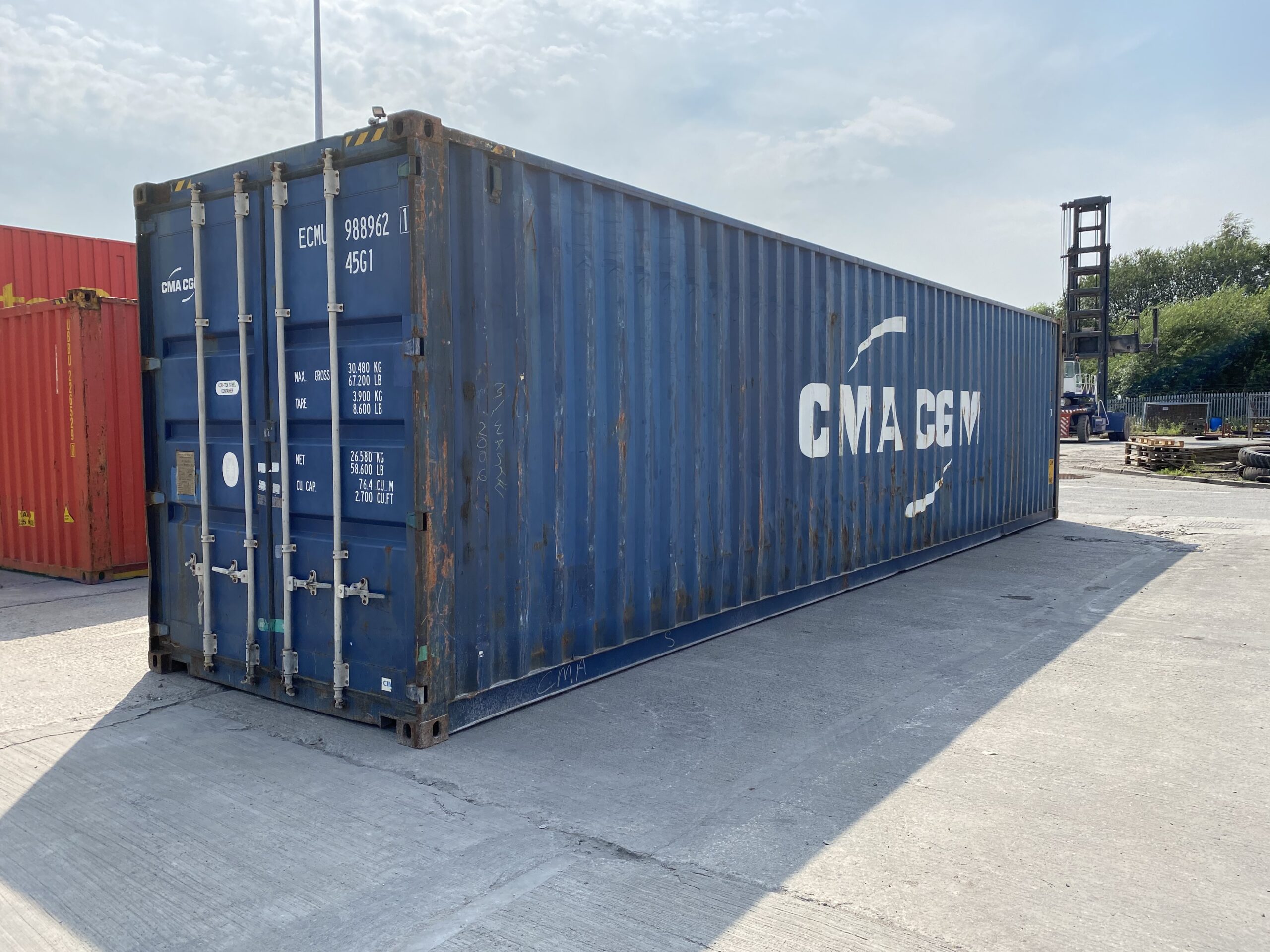 Contentor de 40 pés usado – Bom estado