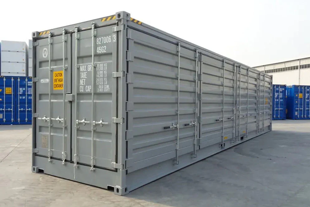 Contentor Marítimo 40 Pés High Cube com Portas Laterais