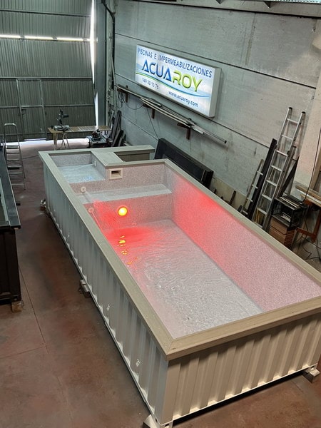 Piscina contentor premium de 6,2 m x 2,5 m